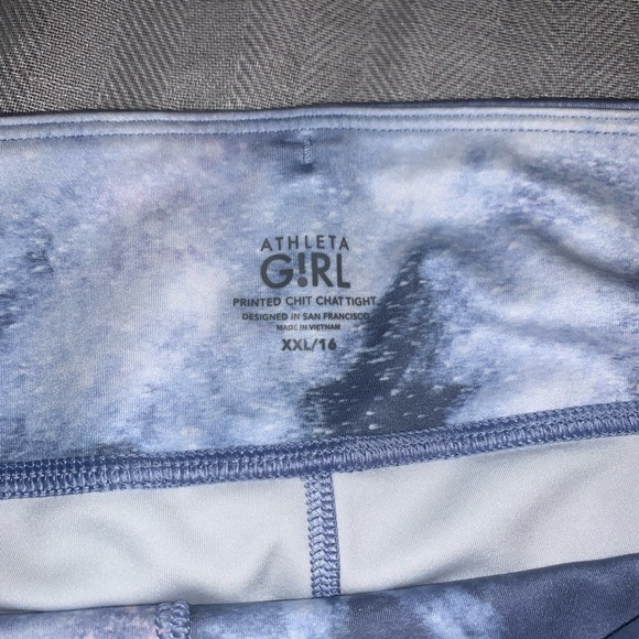 Galaxy colored full length leggings - Picture 3 of 4